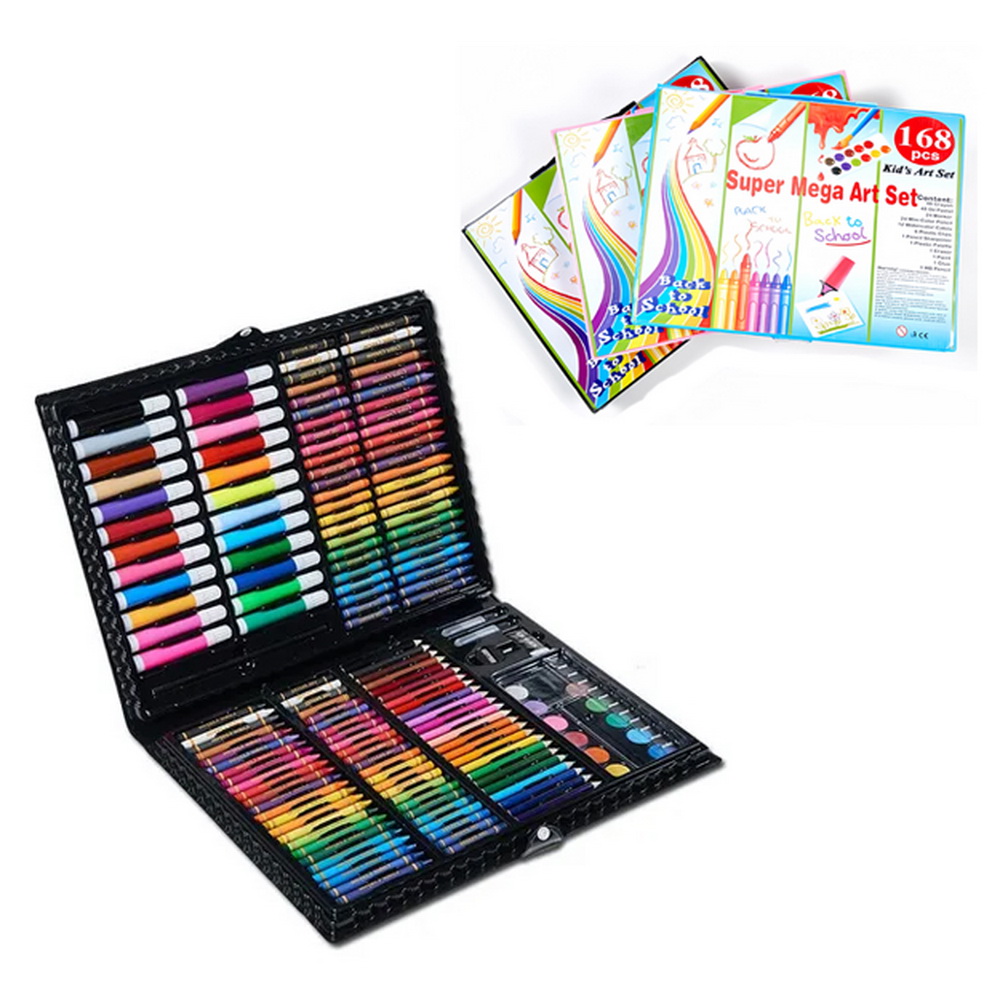 MALETA LAPICES 168 PCS.