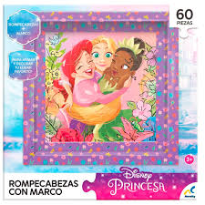 ROMPECABEZAS C/ MARCO PRINCESAS
